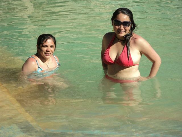 Bañistas en Amajac, Hgo.